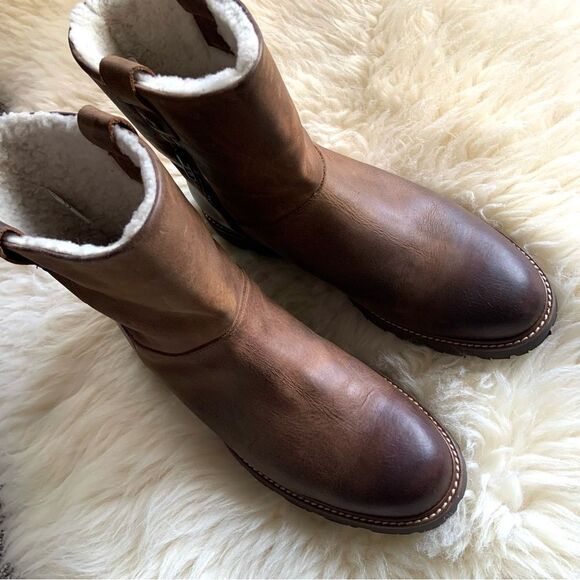 ROSS & SNOW Men's Leather Boots (Sz 9) - Picture 3 of 11
